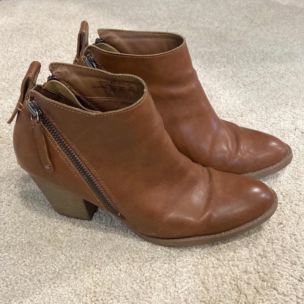Target dolce vita brown booties